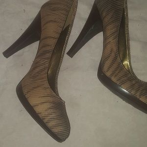Nine West Lt Brown Heels